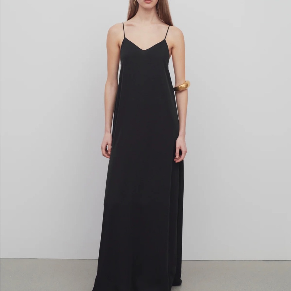 The Row "Kole" 2025 Maxi Fluid Slip Dress, Sz Small, Retail $1,790.